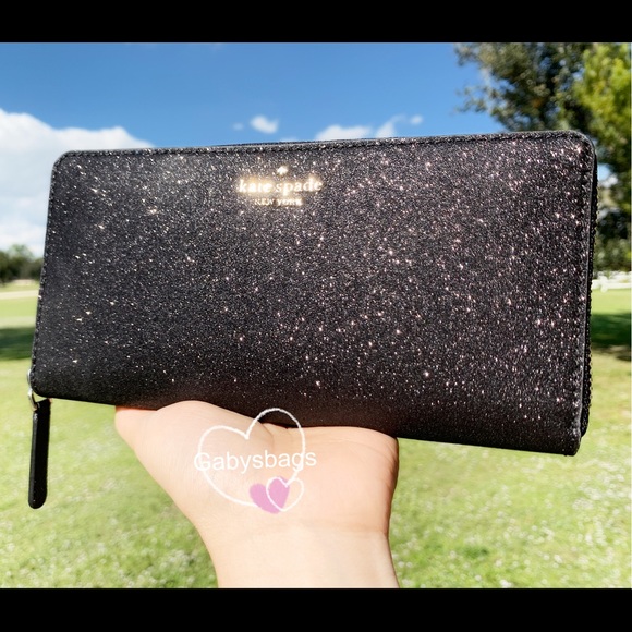 kate spade Handbags - 👛NWT Kate Spade Zip Around Wallet Glitter